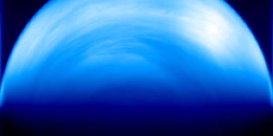Atmosphère de Vénus en ultraviolet