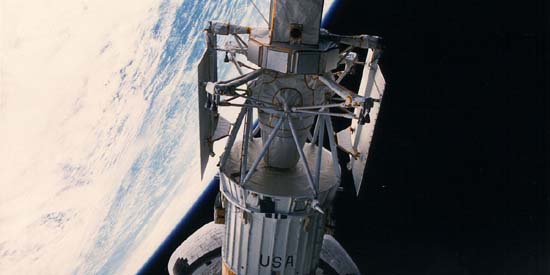 Déploiement de la sonde Magellan depuis la navette Atlantis