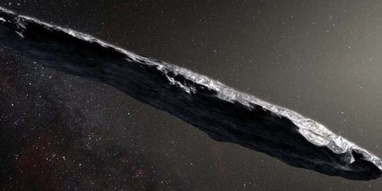 Illustration Oumuamua