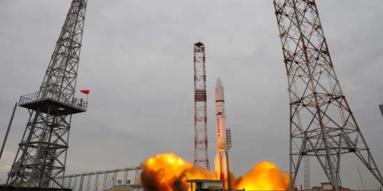 Lancement de la sonde Exomars 2016 par la fusée Proton