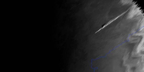 Bolide photographié par le satellite Meteosat 9