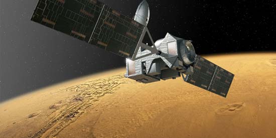 Exomars 2016 en approche de la planète Mars