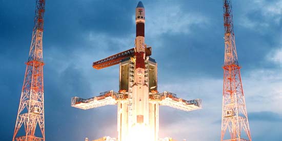 Lancement de la sonde Chandrayaan 1 par la fusée PSLV