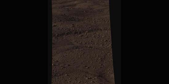 Première image du pôle nord martien