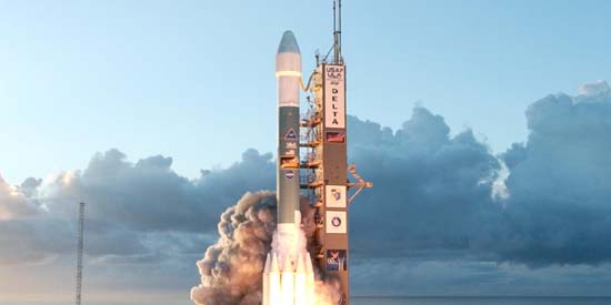 Lancement de la sonde Dawn par la fusée Delta