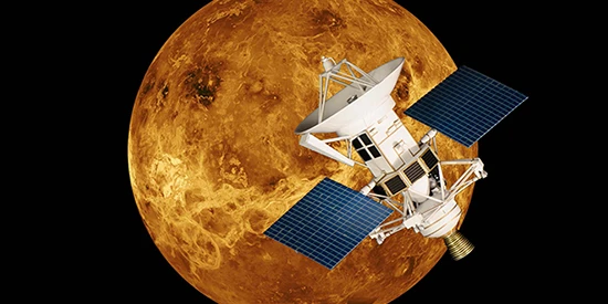 Magellan en orbite autour de Vénus