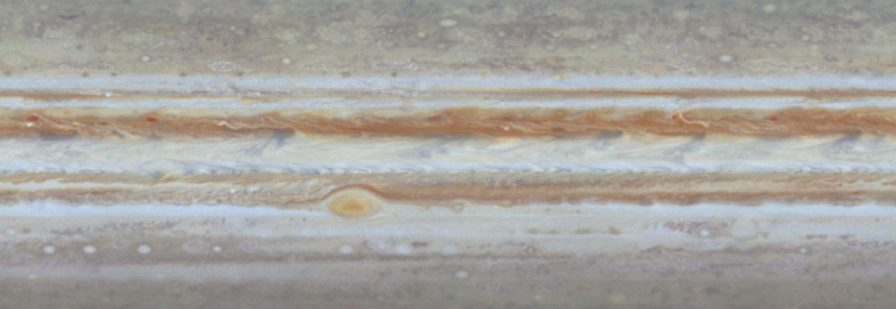 Bandes et Zones de Jupiter