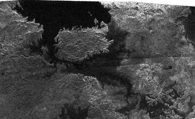Cartographie radar de la surface de Titan
