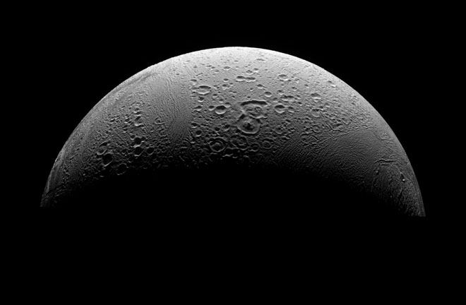 Pôle Nord d'Enceladus