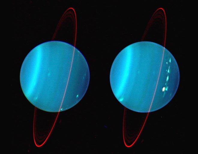 Uranus en infrarouge