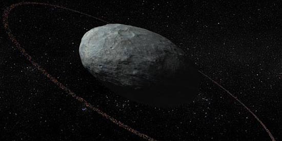 Vue d'artiste Haumea