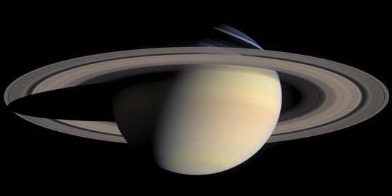 Saturne par la sonde Cassini