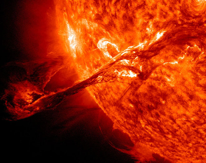 Eruption solaire